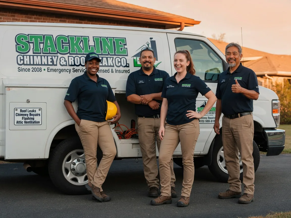 Chimney flashing repair company in Portage, ME